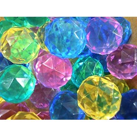 【すくい用品】　スーパーボール<br>ダイヤ　32ｍｍ　50個入<br>縁日　すくい　スーパーボールすくい　お祭り