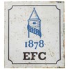 Everton Retro Logo Sign - Multi-Colour
