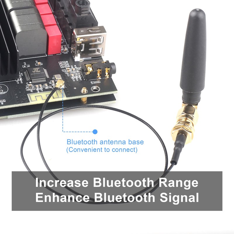 ZK-1002T Bluetooth Amplifier Board, 100W+100W 2.0 Channel Stereo Audio Power