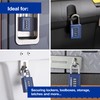 BRINKS - 40mm 4-Dial Resettable Sports Padlock - Zinc Die-Cast