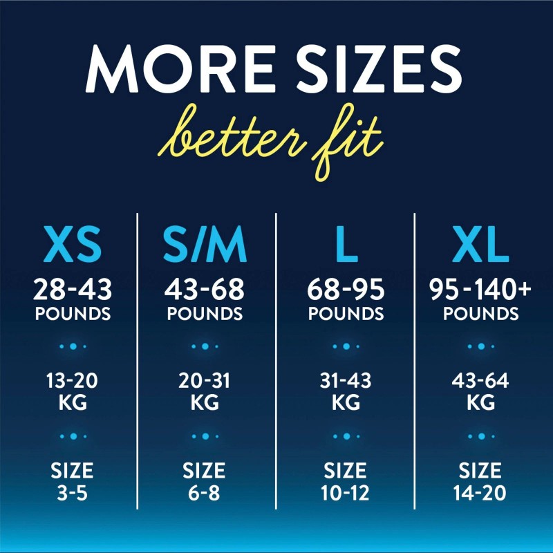 GoodNites Absorbent Underwear, Small / Medium (CS/56)