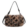 TAITENG Women's Fur Bag, Crossbody Bag, Small, With Chain, Stylish,