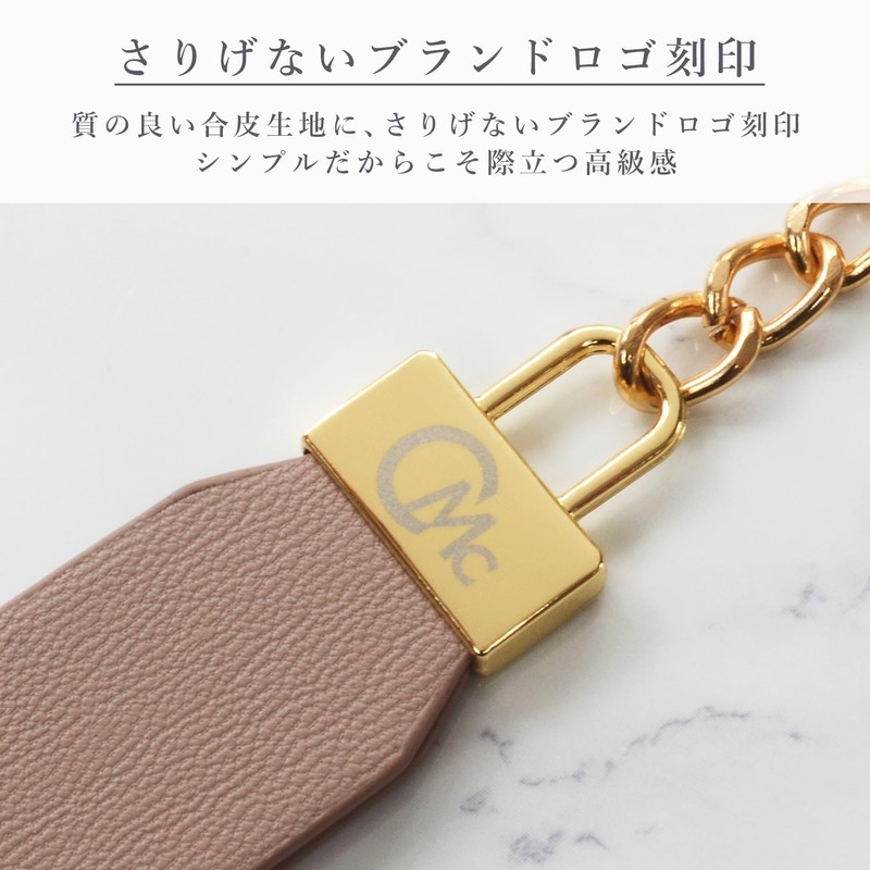 M-factory CECIL McBEE Genuine Hand Strap for Smartphones Short Strap