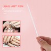 Beavorty 2pcs Stainless Steel Cuticle Pusher Nail Cleaner Remover Cutter