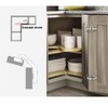 KASHBSAB 2pcs DTC 135° Corner Cabinet Hinges 135-degree Soft Close