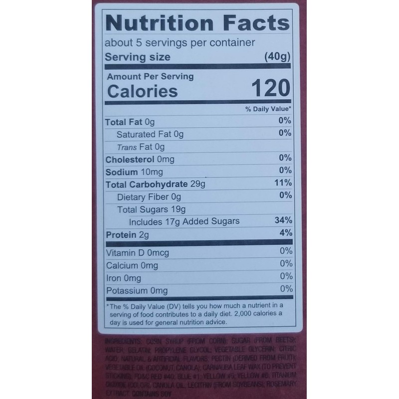 Giant Gummy Hamburger (7oz)