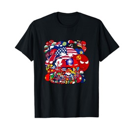 Countryballs world war funny T-Shirt