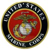 Ramsons Imports U.S. Marine Corps Emblem 12" Round Metal Sign,