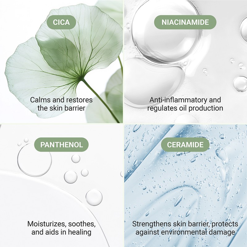 Meebak Cica Redness Solution Cream Lite 50ml - Meebak Cica