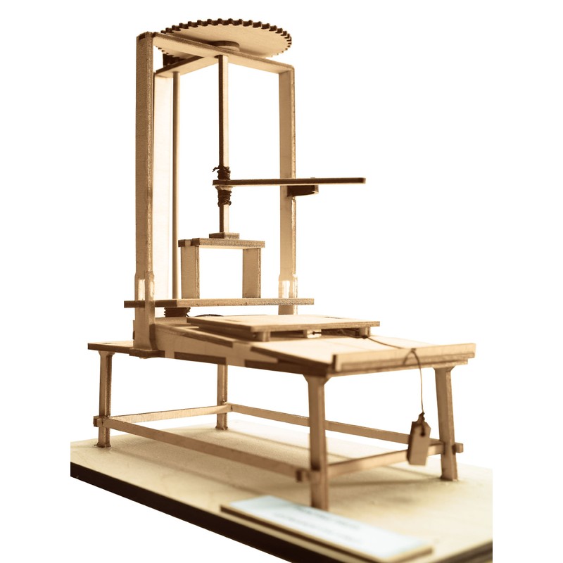 Revell Leonardo da Vinci Wooden Construction Kit 00507 - Printing