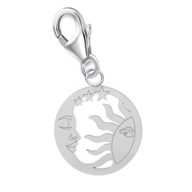 Charm Pendant for Charm Bracelet, 925 Sterling Silver, for Children, Girls, Baby, Women, Silver
