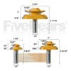 FIVEPEARS 45 Degree Lock Miter Router Bit, 1/2 Inch Shank,