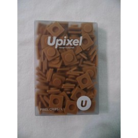 Upixel 80pcs Upixel Pixel Chips Size 14mm Large (Light Coffee)