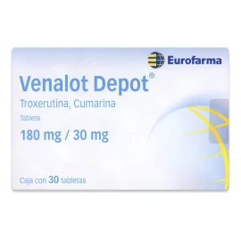 Venalot Depot Tableta De Liberación Prolongada 180 Mg/30 Mg, 30 Tabletas