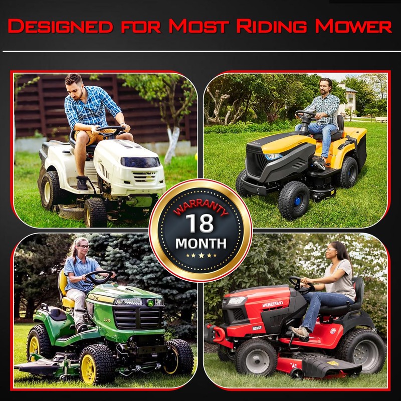 OWEEIO Lawn Mower Cover, Heavy Duty 600D Oxford, Waterproof Outdoor,