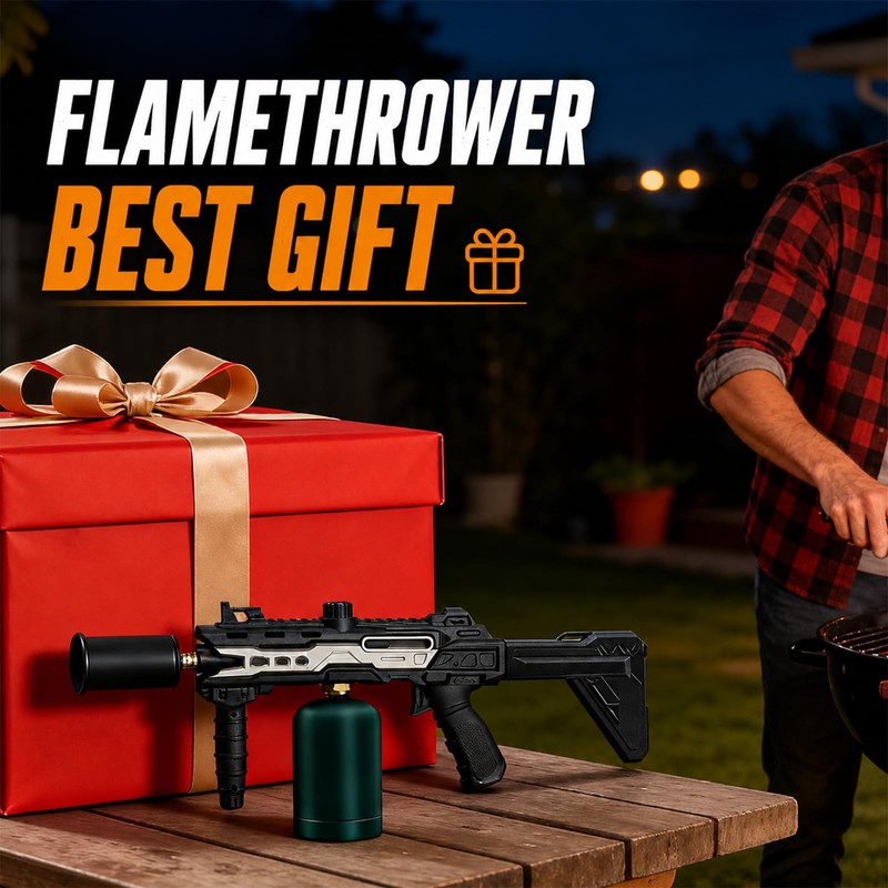 Propane Torch, Flame Thrower Gun, Blow Torch Gun, Adjustable Powerful