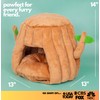 Hopp'd™ Tree Stump Hidey - Washable 2-in-1 Cute Fleece Vegan