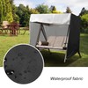 OPTUTUS Outdoor Swing Cover 3 Seater Hammock Cover, Waterproof Patio