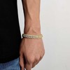 10mm Ice Cuban Link Chain Bracelet Hip Hop Jewelry 18K