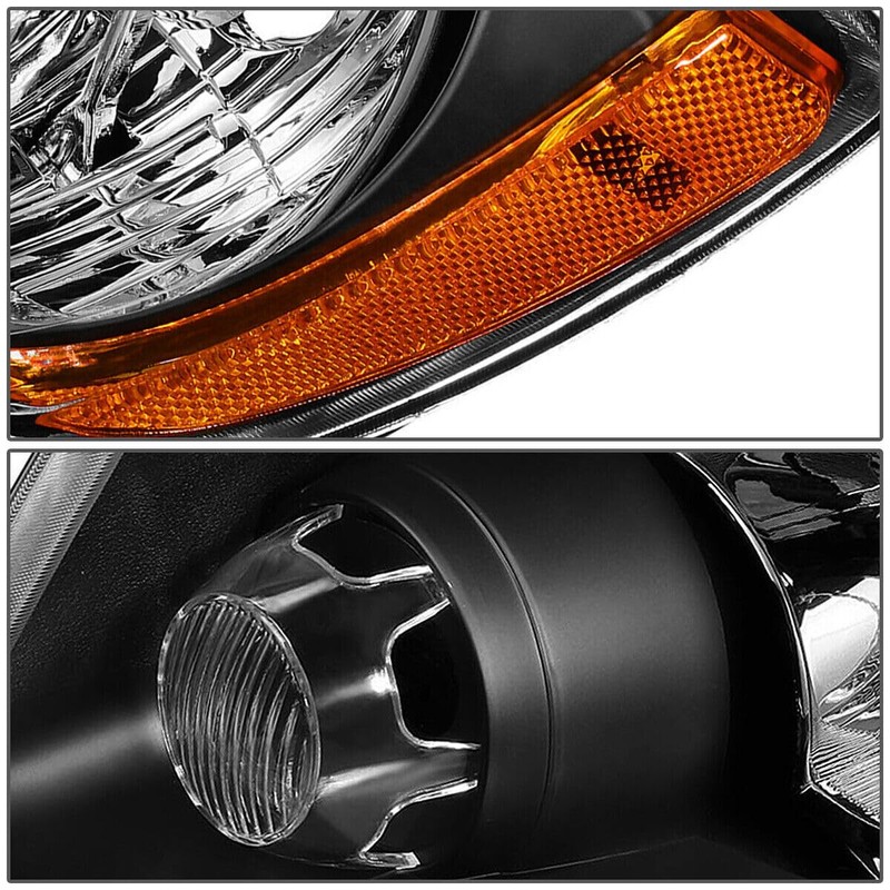 TUSDAR Halogen Headlight Assembly Set for 2011-2013 Compass/ 2011-2013 Jeep