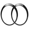 HECASA Pair Headlight Door Bezel Compatible with 2007-2015 Mini Cooper
