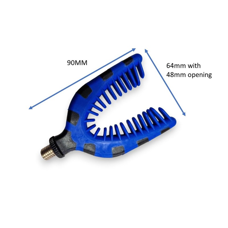 Coarse Fishing Rod rest heads with Feeder head and Gripper