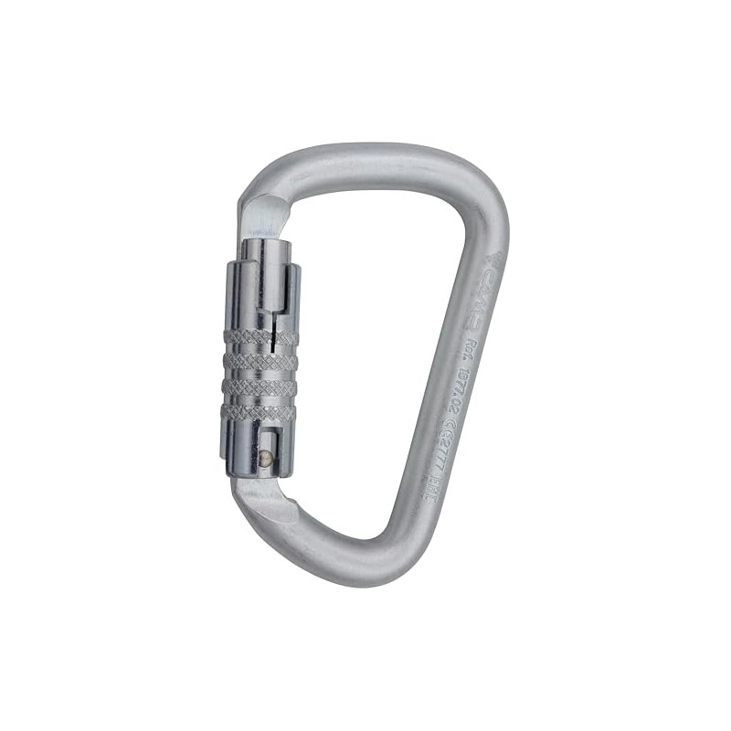 Carabiner D Tri Lock Steel