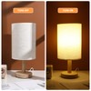 TOVINANNA Fabric Drum Lampshade, Cylindrical Desk Lamp Shade, Linen Bedside