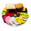 Large Breakfast Set with Bread and Pancake/Handmade Felt Play Food