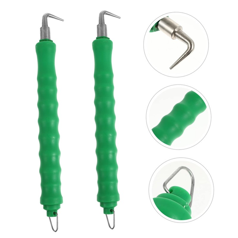 Operitacx Pack of 2 Hooks U Bender RCA Wire Tool