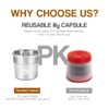 i Cafilas For Refillable Illy Coffee Capsule Made of Stainless