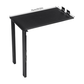 ILWorkTLs Wall Mounted Folding Dining Table,Folding Table,Fold Down Desk for Small Spaces,Living Room,Kitchen,Black