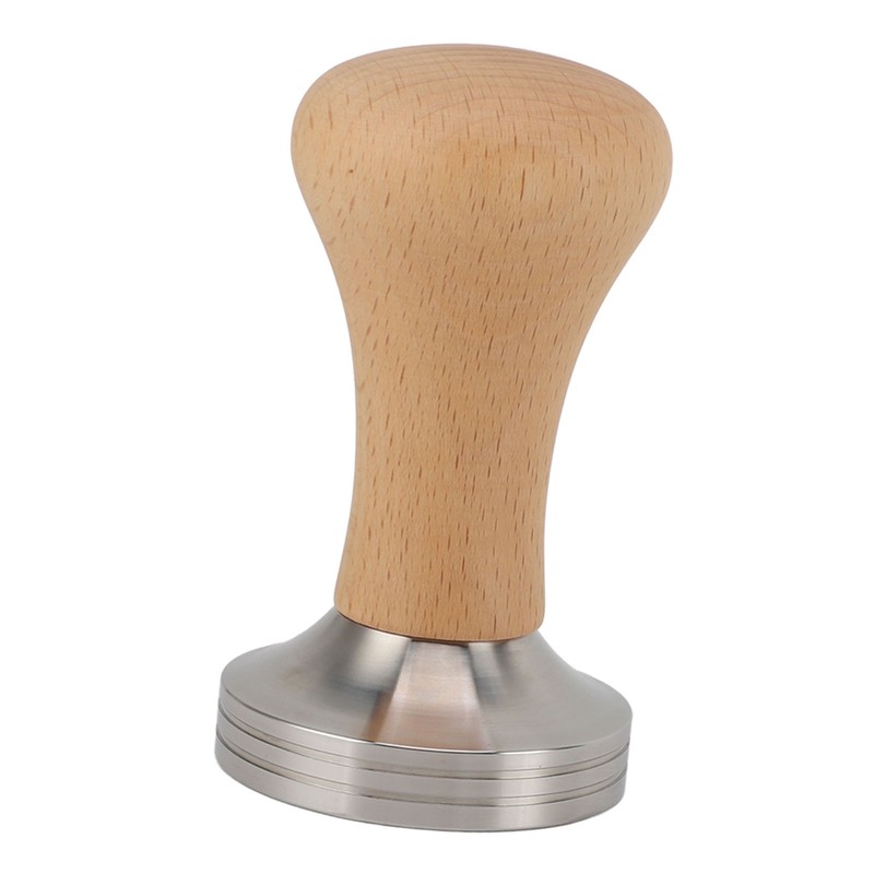 Coffee Tamper with Wooden Handle Easy To Operate Outstanding Extraction