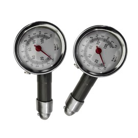Tire Pressure Gauge for Cars (0-100 Psi), Accurate Easy Read Tire Pressure Meter Tool, Digital Mechanical Tire Air Pressure Tester for Cars Motorcycles Trucks Bicycles (2PCS)