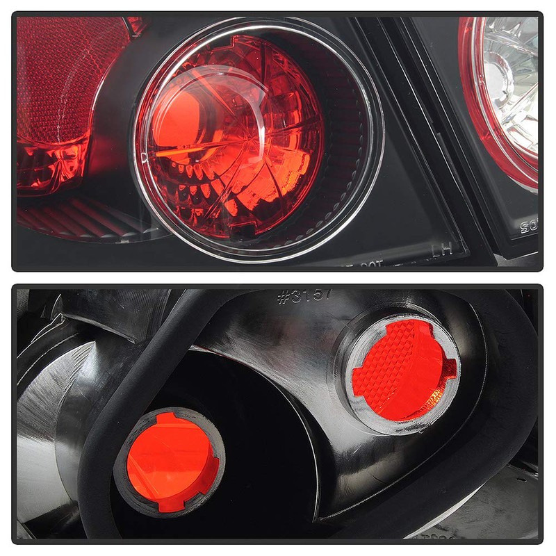 ACANII - For Black 2003-2008 Toyota Corolla Tail Lights Brake