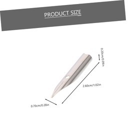 TEHAUX 20pcs Calligraphy Pen Nibs Set Fountain Pen Replacement Nibs for Writing Supplies for Students and Artists Easy to Install and Practical