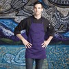 Uncommon Threads womens Adjustable No Pocket Restaurant Bib Apron, Purple,