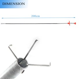 Flexible Hair Drain Clog Remover Tool,Sink Cleaning Hook,Spring Pipe Dredging Sewer Dredging Tools Hair Clog Drain Hair Remover Tool for Kitchen Bathtub Shower and Basins