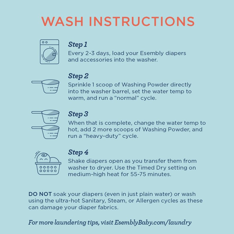 Esembly Cloth Diaper Inner - Organic Cotton Fitted Diaper- Soft,