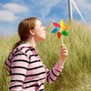RICISUNG Windmill Set of 10, Gardening, 6 Sheets, 6 Colors,