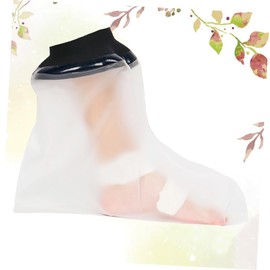 Healvian Waterproof Adult Foot Cast Protector Reusable Shower Foot Cover PVC Protective Sleeve for Injured Watertight Bag for Bathing Suitable for Post-Surgery Recovery