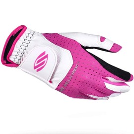 Selkirk Attaktix Women's Premium Pickleball Glove (Right Hand) (White/Pink)