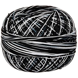 Handy Hands Lizbeth Egyptian Cotton Crochet Thread, Tatting Thread, and Knitting Thread Lace Size 20 (25 Grams 210 Yards) – HH20148, Zebra