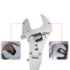 10in Adjustable Wrench 180° Rotating Flexible Head Multifunctional Wrench for
