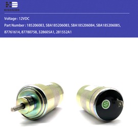 185206083 Fuel Shut Off Solenoid SBA185206083 SBA185206084 SBA185206085 for Case IH Tractor D25 D29 D33 D35 Ford Tractor 1120 1215 1220 New Holland Skid Steer Loader C175 L125 L140 L150