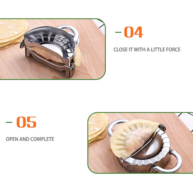 Dumpling Maker 3.7 Inch Stainless Steel Dumpling Machine Pastry Press