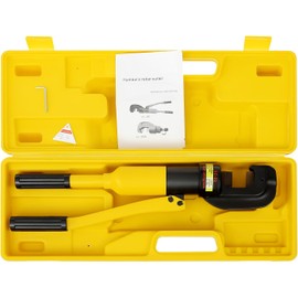 12 Ton Hydraulic Bolt Cable Cutter, Rebar Cutter Rebar Min-Max Diameter 4-22 Mm Portable Hydraulic Crimper Tool Hydraulic Bolt Cutter Heavy Duty Only Suitable for Rebar Cutting