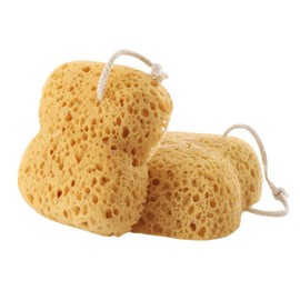 Cosmeria Large Shower Sponge for Gentle Exfoliation, Porous and Absorbent, Durable with a Convenient Drying Loop, Ideal for All Skin Types