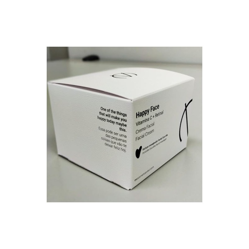 Happy Face Cream: Natürliches kosmezeutisches Mittel mit Vitamin C und