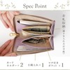 HIRAMEKI. Morris Wallet, Genuine Leather, L-Shaped Zipper, Mini Wallet, Women's,